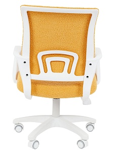 Детское компьютерное кресло CHAIRMAN KIDS 103 LT, ткань букле barni, лимоне, пластик белый